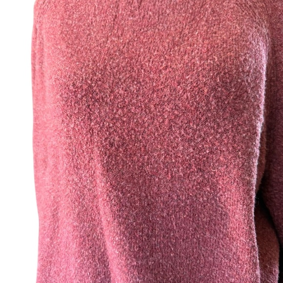 Ava & Viv Women's Cowl Neck pullover Sweater in Rich burgundy size 1X - Picture 2 of 7